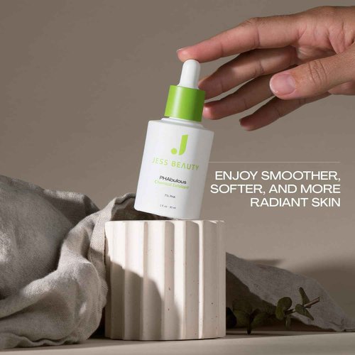 JESS BEAUTY | PHAbulous Chemical Exfoliant | Skin Care for Sensitive Skincare Hydration & Antioxidant Protection | 1 fl oz