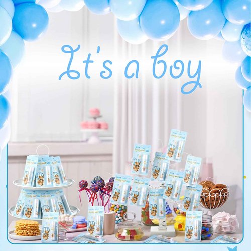 Dansib 50 Pack Bear themed Baby Shower Favor Baby Shower Lip Balm Party Gifts for Guest Games Prizes Friends Gender Reveal Girls Boys Halloween Thanksgiving Christmas