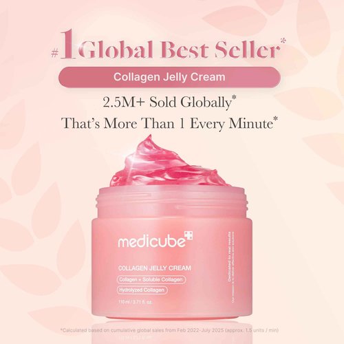 medicube Affordable Value Trio for Pore & Texture Care: Zero Pore Pads 2.0 and Zero Exosome Shot 7,500 PPM Spicule Facial Serum and Collagen Jelly Cream (110ml)