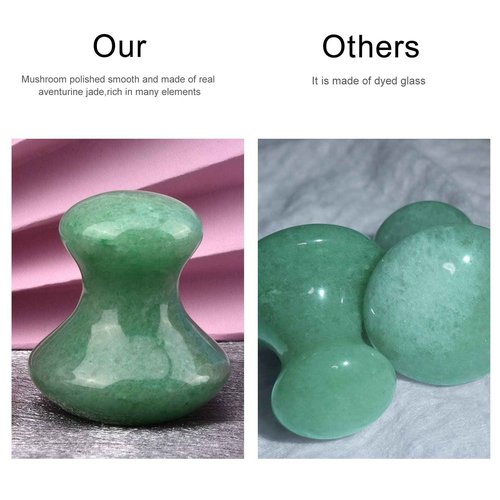 ideayard Jade Eye mask &Jade Mushroom gua sha Massage Tool