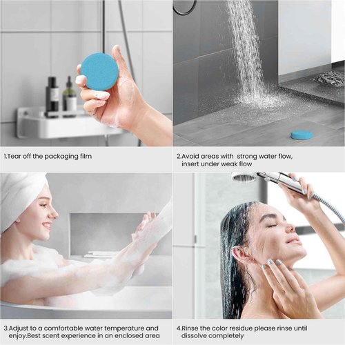 ZIAKEAU Shower Steamers Aromatherapy 16 Packs Christmas Gifts for Women Shower Bombs Relaxation Gifts for Women Shower Essentials Ideal Self Care & Stress Relief Gifts