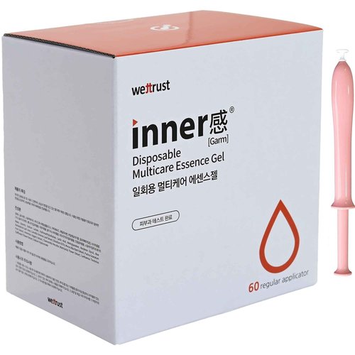 Wettrust innerGarm Multicare Essence Gel Disposable Moisturizing Cleansing Nourishing [1.7g x 60 pcs]