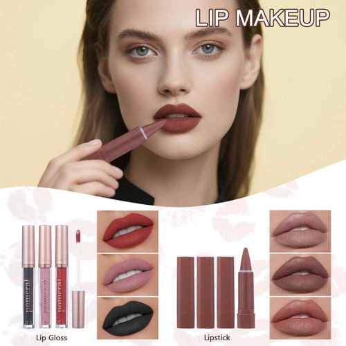 Makeup Kit For Women Girls, Makeup Set For Teens beginners, Full Makeup Kit With Everything Carrying Bag, Eyeshadow Palette, Foundation, Concealer, Lipstick, Brushes (18 & 20 Color eyeshaow Kit)
