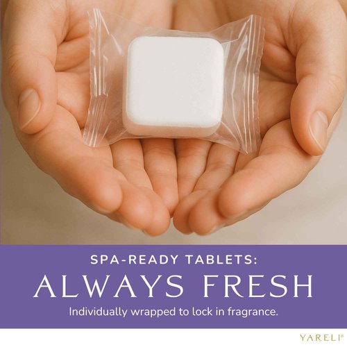 Yareli Shower Steamers Aromatherapy, 12 Pack, for Women and Men - Sinus Relief and Self Care Birthday and Relaxation Spa Gift - Lavender