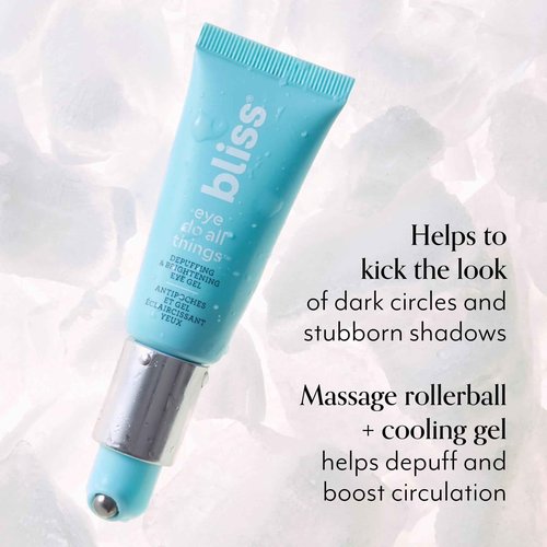 Bliss Skin Starter Kit 4pc Set: Fab Foaming Exfoliating Cleanser, Drench & Quench Moisturizer, Block Star Daily Mineral SPF 30, Eye Do All Things Brightening Eye Cream