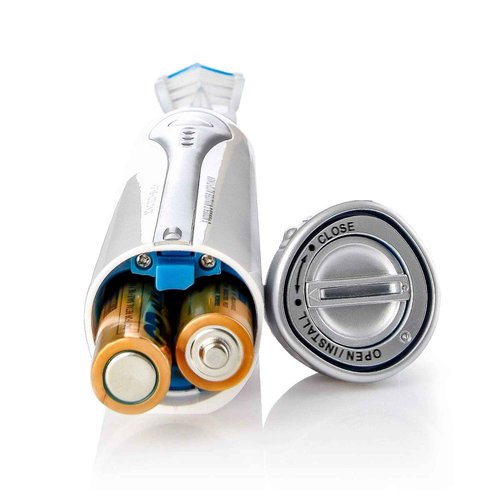 Triple Bristle GO | Portable AA Battery Sonic Toothbrush for Travel | Three Powerful Modes | Soft Nylon Bristles-Also for Autistic & Special Needs Adults and Kids | Triple Bristle GO Two Pack