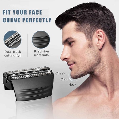 Shaver Replacment Heads,Shaver Replacment Foil Compatible with Remington TITANIUM-X Flex & Pivot Foil and Cutter F5800 & F7800 (4 Packs)