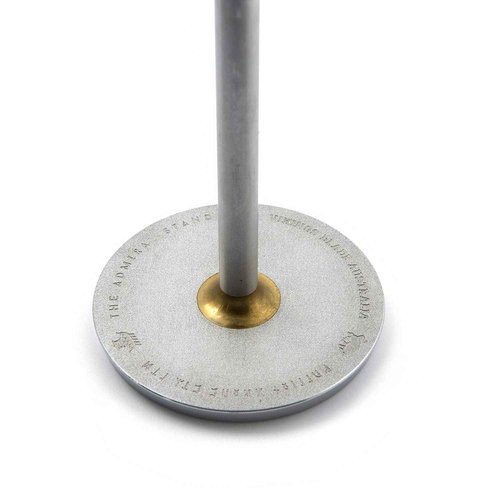 Luxury Razor and Brush Stand, The Admiral by VIKINGS BLADE, Ancient Viking Look with Heavy Distressed Stainless Steel & Brass, Extra Wide Openings, Fits Most Razors and Brushes