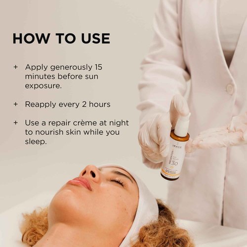 IMAGE Skincare, PREVENTION+ Sun Serum SPF 30 Mineral Sunscreen for Face, Non Comedogenic, Wear Under Makeup, Perfect Travel Size, Tinted 1.0 oz