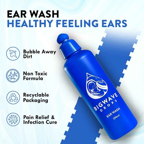 Ear Care Bundle - Includes Ear Drops, Ear Wash & Silicone Ear Plugs - for Swimmers, Athletes, Divers, Travelers - Ear Care Products for Men, Women, Kids & Adults - Best Swimmer Gift