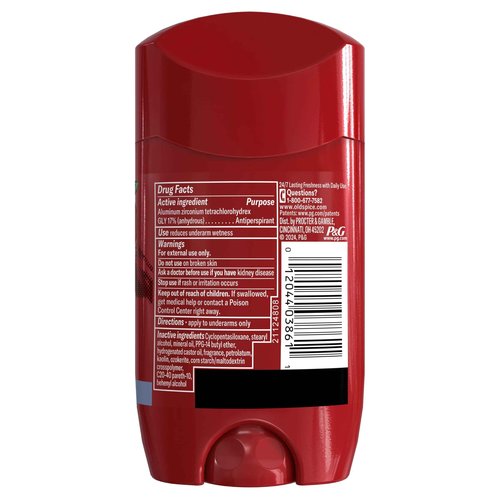 Old Spice Aluminum Free Deodorant for Men, 24/7 Odor Protection, 24/7 Freshness & Lasting Scent, Goes on Clear, Wolfthorn with Sweet Citrus Scent, 2.6 oz (Pack of 6)