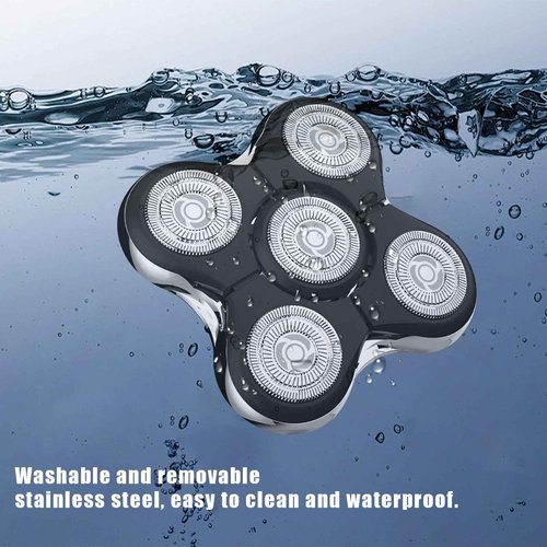 4Pack Shaver Replacement Head Compatible with Remington Balder Pro Head Shaver ModelSPR-XR7000,with 2 Sweeping Brush