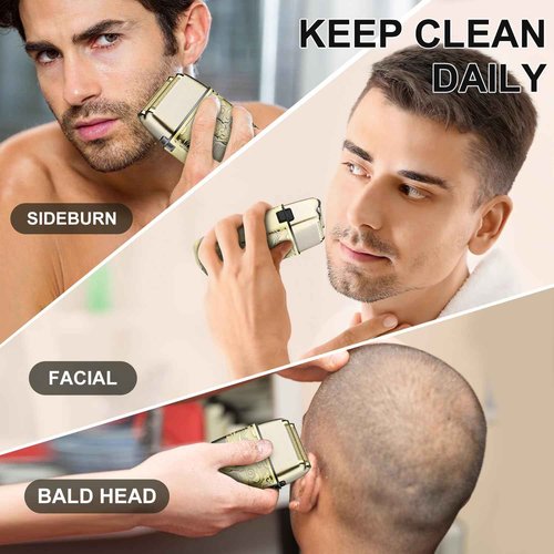 Suttik Hair Clippers for Men Professional, Cordless Clippers &Trimmers & Shavers Set, Barber Clippers for Hair Cutting, Beard Trimmer Hair Cutting Kit with T-Blade Close Cutting Trimmer