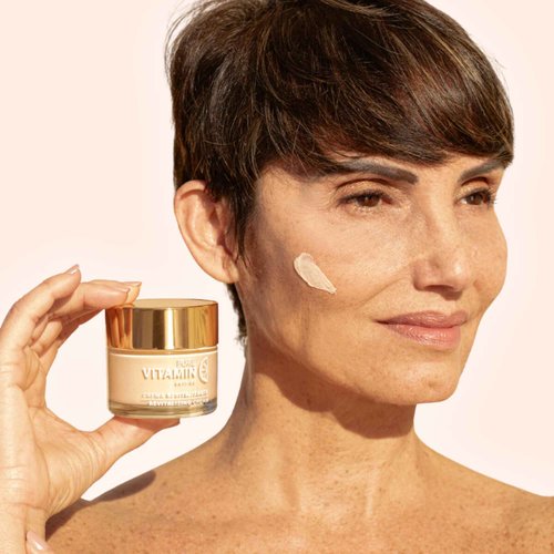 Noche Y Dia Cleanser and Moisturizing Vit C Bundle - Vitamin C Cleansing Water & Vitamin C Face Cream