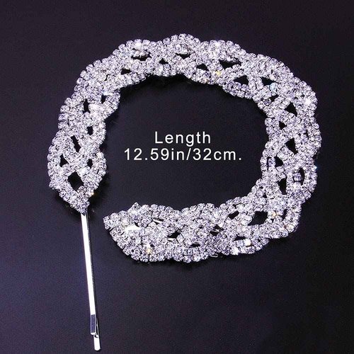 STONEFANS 3pcs rhinestone headpiece, braided headband, hair accessories for women, wedding, everyday, HIP HOP, beautiful things, hair styling, Birthday