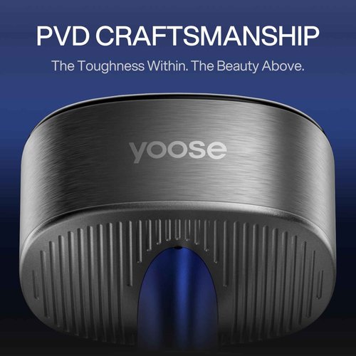 yoose Head Shavers for Bald Men, LED Display, IPX7 Waterproof, Wet/Dry Shave, USB-C Rechargeable Cordless Head Shaver, Ergonomic Design, 90 Mins Runtime Bald Shaver, Magnetic Head, Easy Clean, Silver