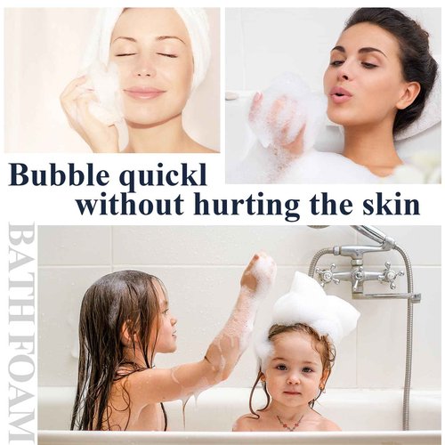 Hushee 240 Pcs Soap Bag Bubble Mesh Bags Exfoliating Soap Pouch with Drawstring for Foaming Drying Easy Bubble Store