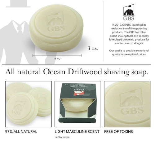 G.B.S Short Handle Safety Razor, Pure Badger Shaving Brush, Brush and Razor Stand, Bowl, Glycerin Natural Soap and 25 Blades
