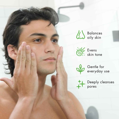 Tiege Hanley Acne Treatment Skin Care Set for Men, System Level 2, Tiegeclear Advanced Routine With Salicylic Acid Wash, Glycolic Acid Pads, Serum & Daily Moisturizer, Men’s Skin Care, 4 Piece Kit