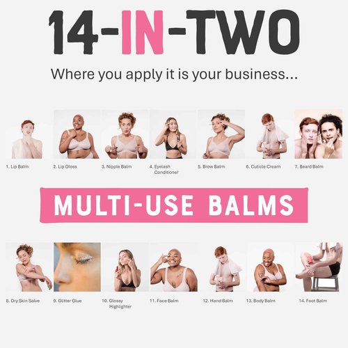 Dr. Lipp BFF ultra rich Balm 75ml & Original Nipple Balm 6x8ml BUNDLE – 14-in-TWO Multi-Use Balms for Dry Skin, Lips, Nipples & More – 100% Natural Coconut Oil & Lanolin – Fragrance & Cruelty Free