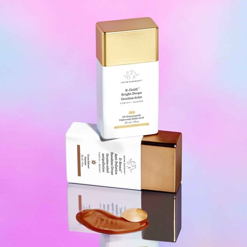 Drunk Elephant Time to Reflect Kit - includes B-Goldi Bright Drops (30 ml/1 fl oz) and D-Bronzi Anti-Pollution Sunshine Drops (30 ml/1 fl oz)