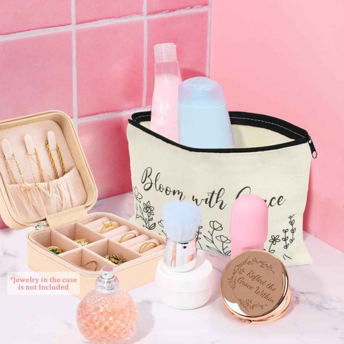 JOYSELLER Gifts for Women, Mother’s Day Gifts from Daughter Son, Birthday Gifts for Women Mom, Christian Wildflower Relaxing Self Care Gifts Baskets Set for Mom, Wife, Girlfriend, Sister, Friends