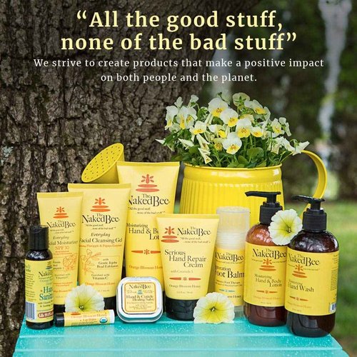 The Naked Bee Vitamin C Face & Body Moisturizing Sunscreen SPF 30 + 2.5oz Vitamin C Facial Moisturizer SPF 30 Orange Blossom + Orange Blossom Honey Everyday Facial Care