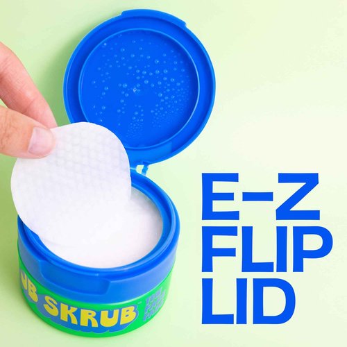 JB SKRUB The Face Pads - Kids, Tween Boys & Teens Acne Cleansing Pads for Cool Confidence - Say Goodbye to Greasy Skin and Hello to Freshness - 40 Cleansing Wipes, 3-Pack
