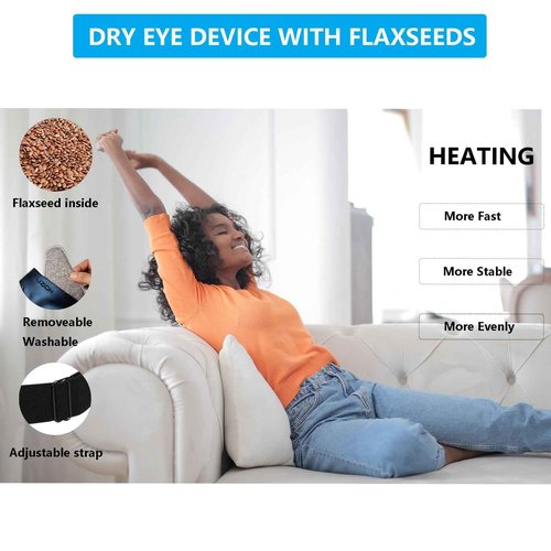 Heated Eye mask and Eye Steamer with mosit Heat for Dry Eyes,Stye