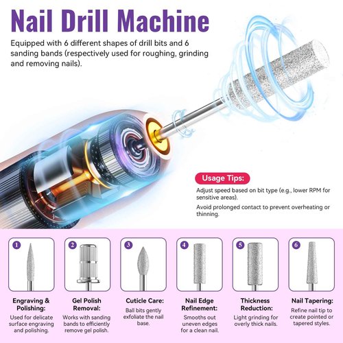 phoenixy 63 Pcs Gel Nail Polish Kit with U V light and Drill, 45 Colors Gel Polish with 5 Pcs Base Top Coat Manicure Starter Nail Polish Set Gifts for Women ST9017
