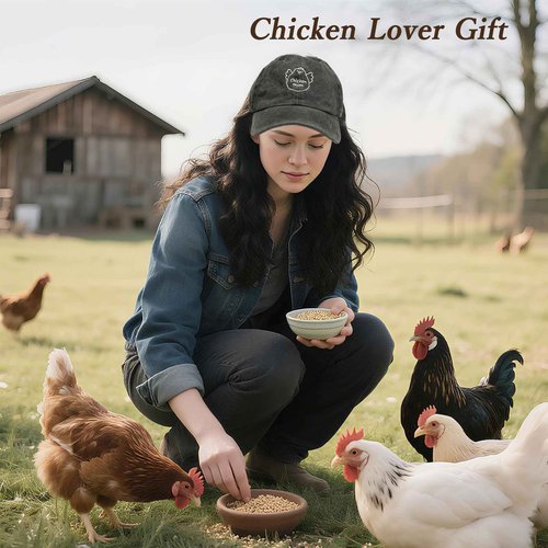 Chicken Stuff for Women,Chicken Mom Gifts,Include Funny Canvas Tote Bag Makeup Bag Keychain Hat Socks Crochet Animals Card for Birthday Christmas