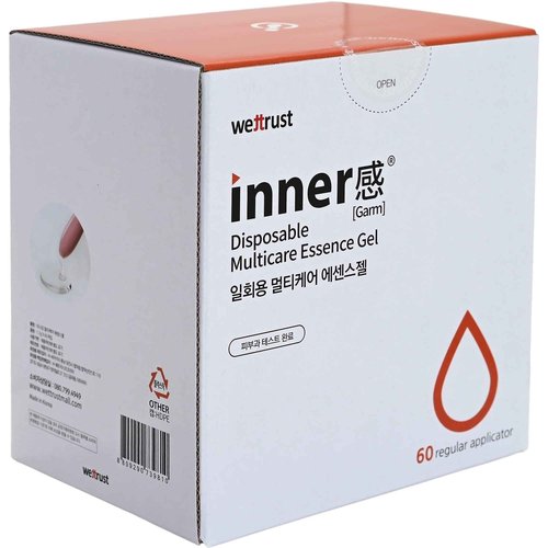 Wettrust innerGarm Multicare Essence Gel Disposable Moisturizing Cleansing Nourishing [1.7g x 60 pcs]