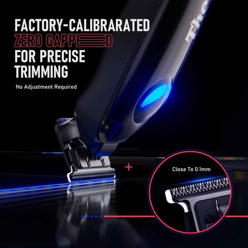 SUPRENT Hair Clippers for Men Professional – 7500 RPM Cordless Hair Cutting Kit, Electric Clippers and Trimmer Combo Set, Rechargeable Haircut Kit for Barber & Home Use（Black）