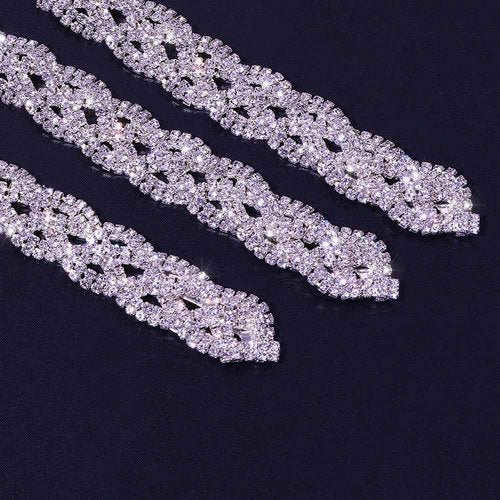 STONEFANS 3pcs rhinestone headpiece, braided headband, hair accessories for women, wedding, everyday, HIP HOP, beautiful things, hair styling, Birthday