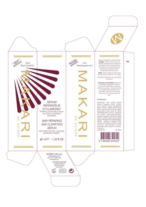 Makari Classic Skin Repairing and Clarifying Serum (1.35 fl oz) | Dark Spot Treatment Serum | Reuvenates Tone and Texture | Softens, Smoothens, and Brightens Skin | Recommended for All Skin Types