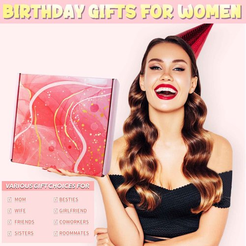 Birthday Gifts for Women: Get Well Gift Baskets for Women Spa Gift Basket Self Care Kit for Mom Her Sister Wife Girlfriend Best Friend Colleague - Christmas Valentine's Day Gift Idea