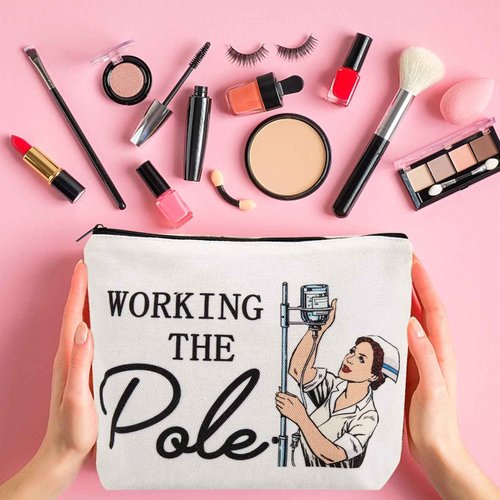 12pcs Nurses Week Gifts Bulk 2025 Nurses Day Gifts Bulk,ICU ER RN Gifts for Nurses Appreciation Graduation Nurse Makeup Bag,Nurse Gifts for Women Nurse Accessories for Work Shopping,Travel
