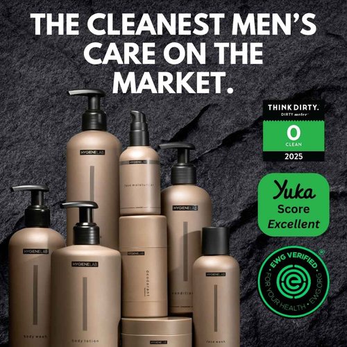 HygieneLab Daily Essentials Sample Pack – Includes 8 high-performance essentials in one TSA-approved set. EWG Verified and designed for healthier skin, stronger hair, and a fresher daily routine.