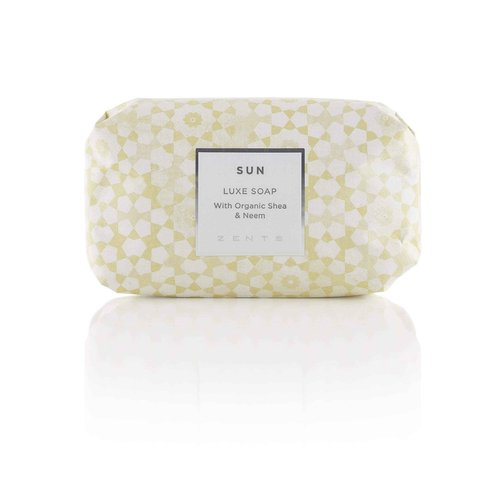 Zents Luxe Moisturizing Soap Bar Set (Earth, Ore, Sun) | Triple-Milled Shea Butter & Coconut Oil | Gentle Hand & Body Soap | Nourishes & Softens Skin | 5.7 oz (3 Bars)