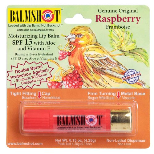 BALMSHOT Lip Balm 4 Pack (Raspberry)