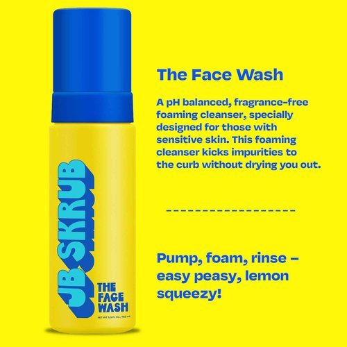 JB SKRUB Body Spray, Body Wash, and Face Wash for Teen Boys, Tweens, and Kids - Refreshing Body Care Trio - Banish Funk, Revitalize, Radiate Confidence