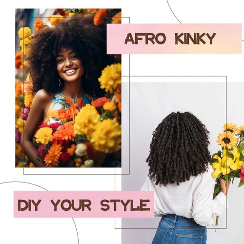 Spring Afro Twist Hair, 20 Inch Springy Marley Twist Braiding Hair Pre-Separated 6 Packs Spring Twist Afro Kinkys Bulk Hair for Soft Locs Crochet Hair Extensions for Black Women (30#, 20inch)