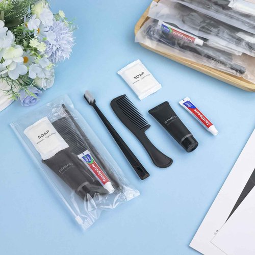 LLHQAMT Hygiene Kit, Personal Hygiene Kit with Individual Package, Bulk Hygiene Supplies are Suitable for Travel, Hotel, Camping, Household (50 Set)