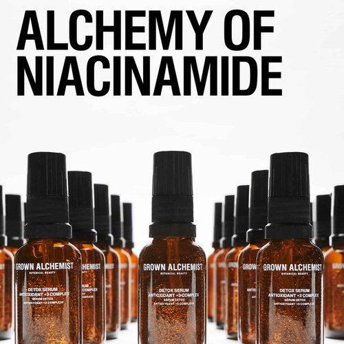 Grown Alchemist :: Detox Serum for Face, Antioxidant Treatment and Anti Aging Skincare with Niacinamide & Hyaluronic Acid for the Skin Barrier, Wrinkles, Hydrating 1.01 Ounce (30ml)