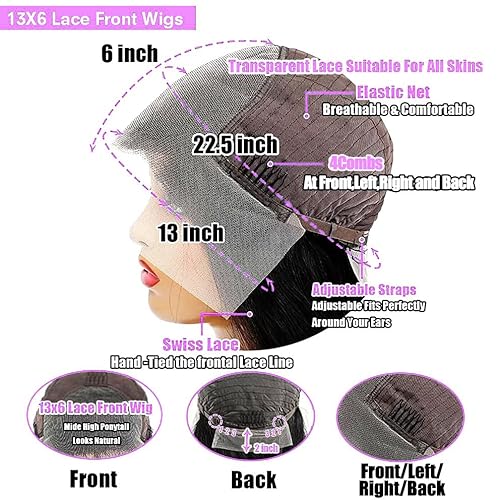 14 Inch Bob Wig Human Hair Highlight Ombre 13x6 lace front wig human hair 200% Density Real Human Hair Pre Plucked Deep Curly Short Bob Wigs for Women 4/27