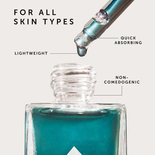 HERBIVORE Lapis Balancing Facial Oil with Blue Tansy + Squalane, Safe for Acne-Prone Skin | Helps Soothe Redness + Balance Oil Production, Lightweight, Non-Comedogenic, Plant-Based, 30 mL / 1 oz