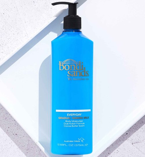 Bondi Sands Staycation Bundle | With Coconut Body Wash, Gradual Tanning Milk, Dark Self Tan Foam, and Exfoliation Mitt for a Flawless Base ($65 Value)