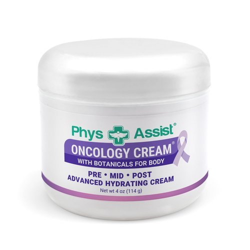 PhysAssist - Comfort kit for Chemo & Radio Patient The Gift of Love, Faith & Support. Standard Size 2-4 oz face and body cream plus lip balm & aromatheraphy inhaler. (STANDARD SIZE 4 OZ)