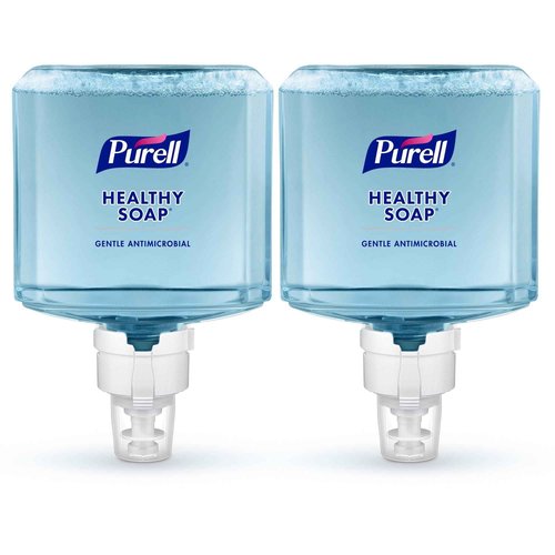 PURELL Brand HEALTHY SOAP 0.5% BAK Antimicrobial Foam, Lightly Fragranced, 1200 mL Refill for PURELL ES8 Automatic Soap Dispenser (Pack of 2) - 7779-02 - Manufactured by GOJO, Inc.