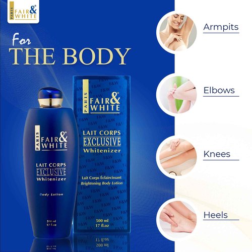 FAIR & WHITE Lait Corps Exclusive Whitenizer Body Lotion - 17 Fl oz / 500 ml